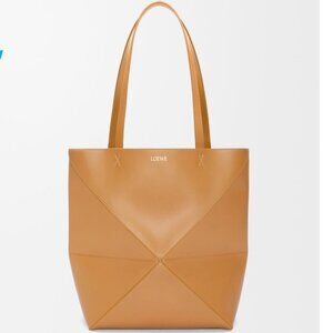 Loewe Medium Puzzle Fold Tote Warm Desert